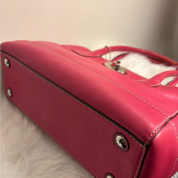 Coach Pink Madeline Leather Shoulder Bag / Tote - Picture 9 of 11